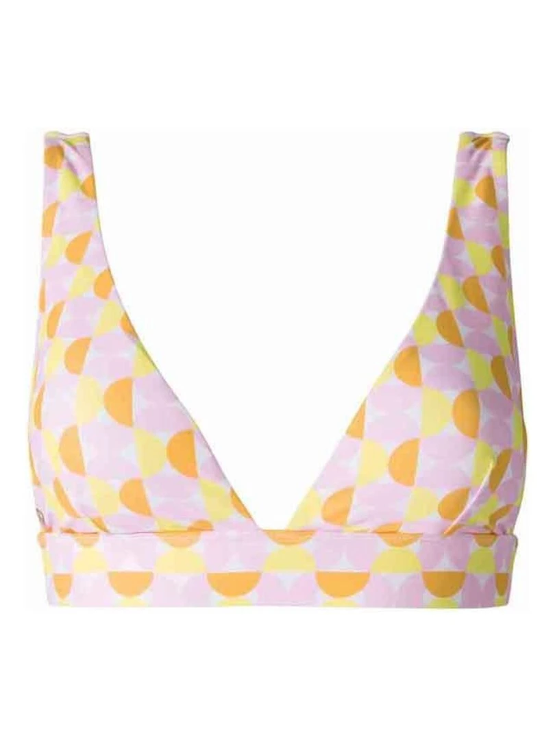 Haut de maillot de bain triangle SEVENTIES Brigitte Bardot Bain Rose