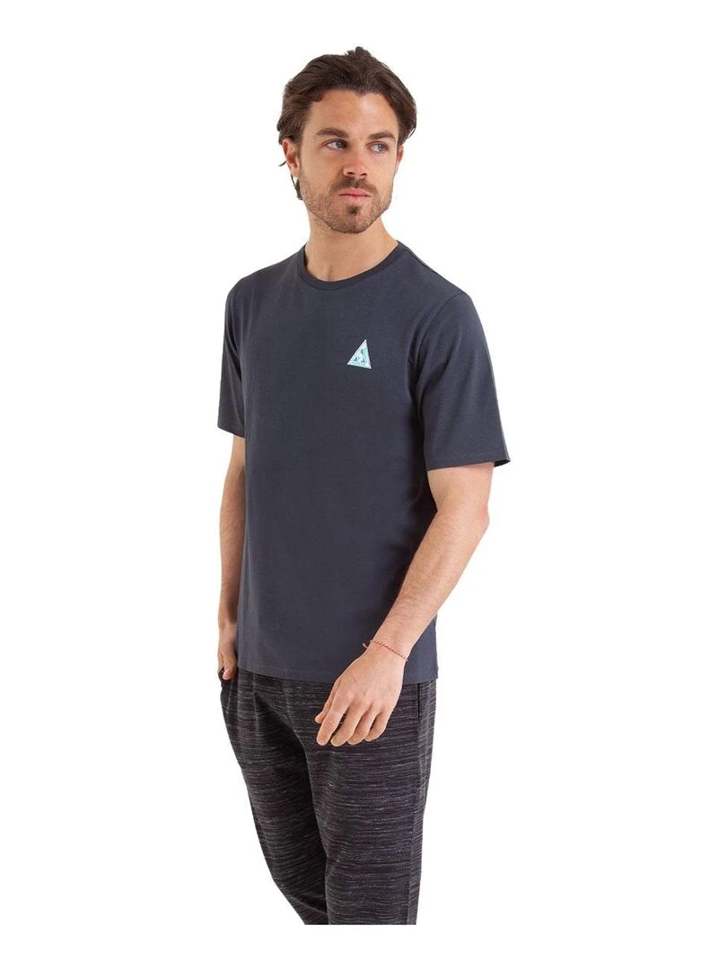 Pyjama long manches courtes homme Homewear gris anthracite