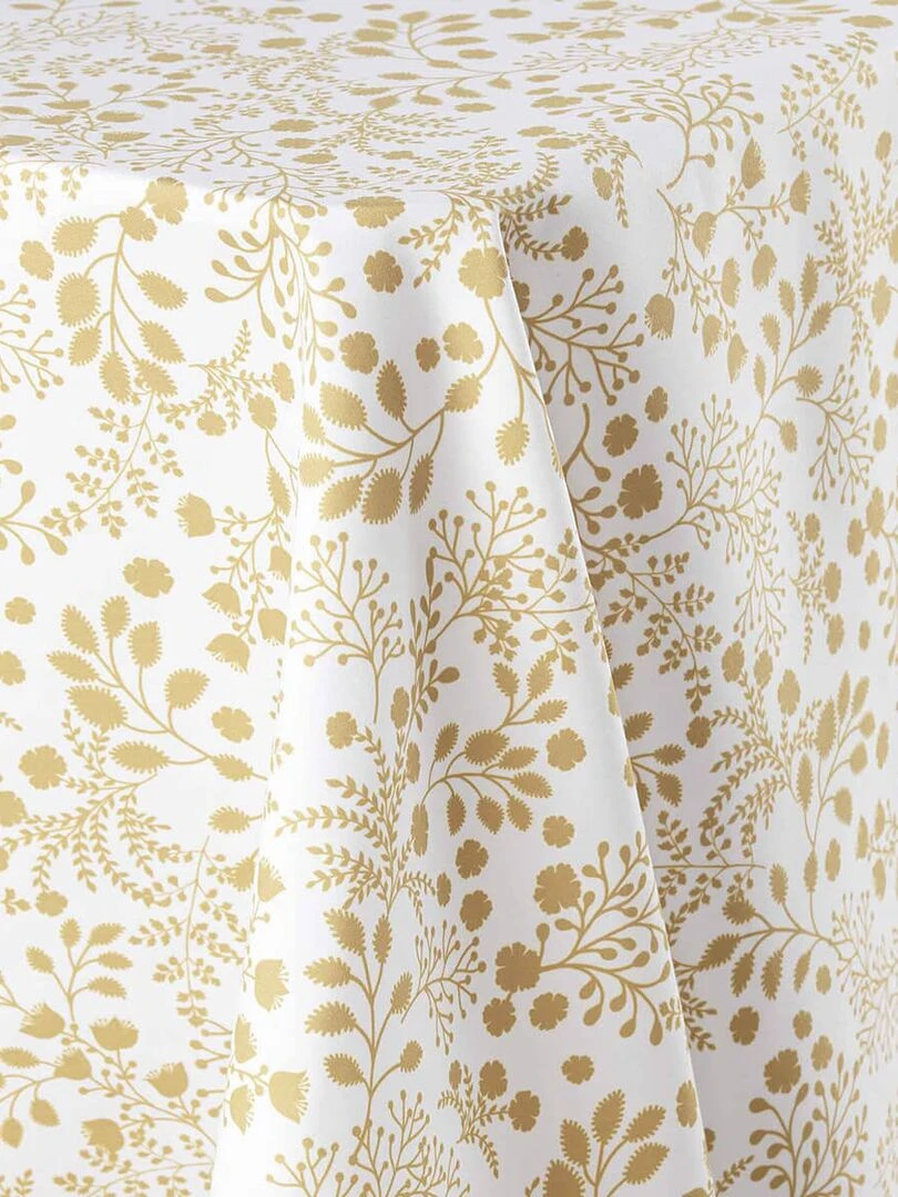 Nappe rectangulaire 140x240 cm Mirabelle jaune microfibre   Jaune