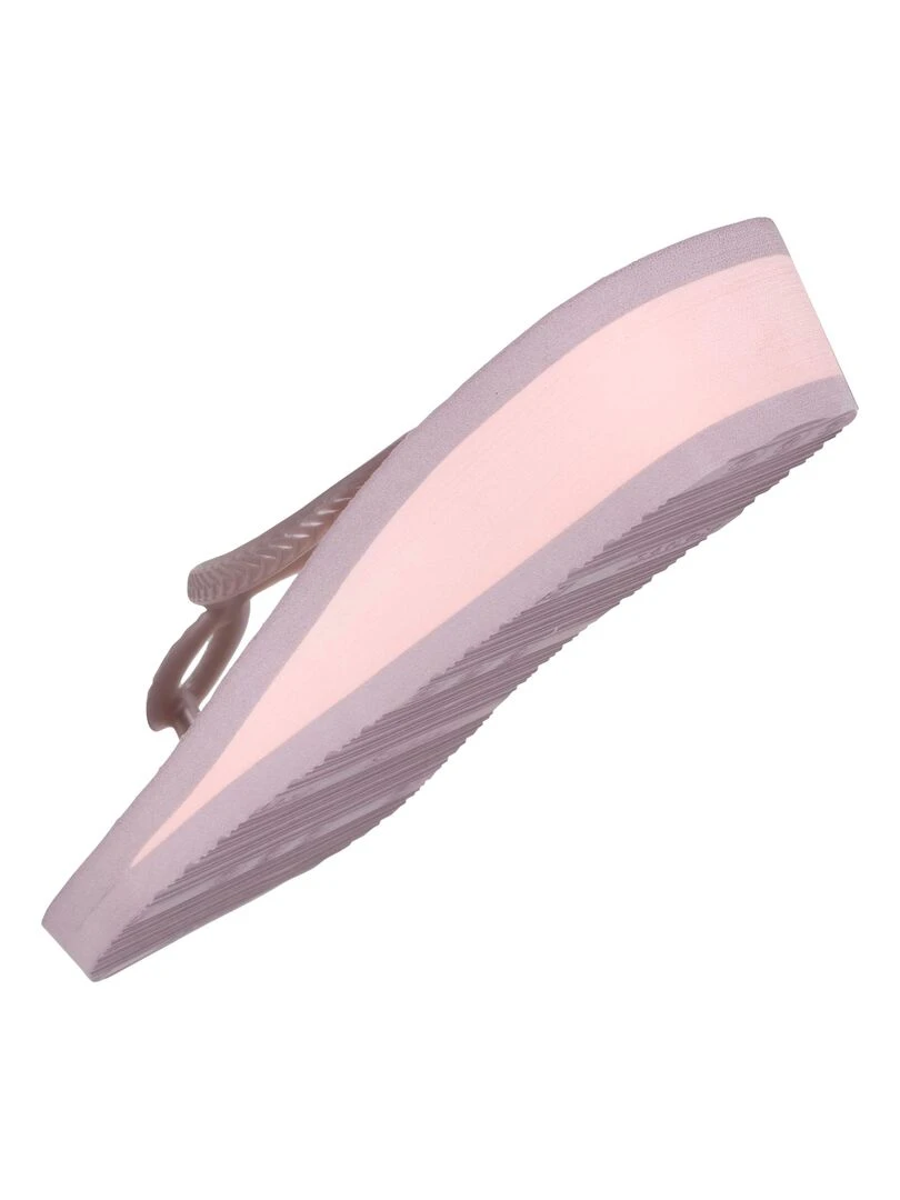 Tongs Femme imprimé cachemire talon Taupe   Taupe