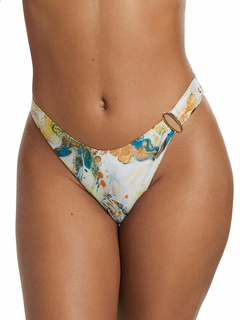 Bas maillot slip de bain échancré Indonesia Vert