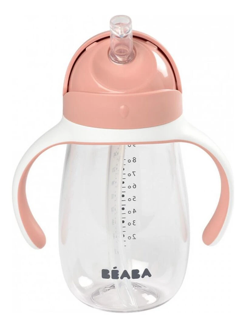 Tasse paille 300 ml old pink Rose