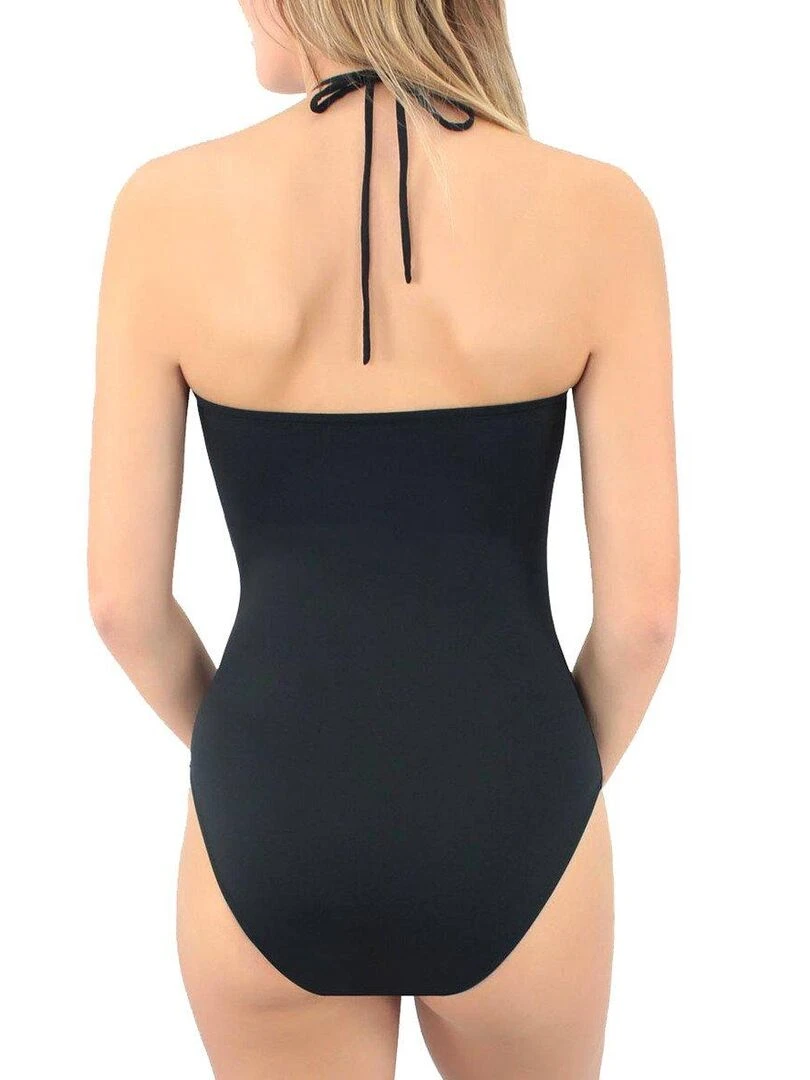 Maillot sculptant une pièce bustier Venezia Bonnets B à D   Noir