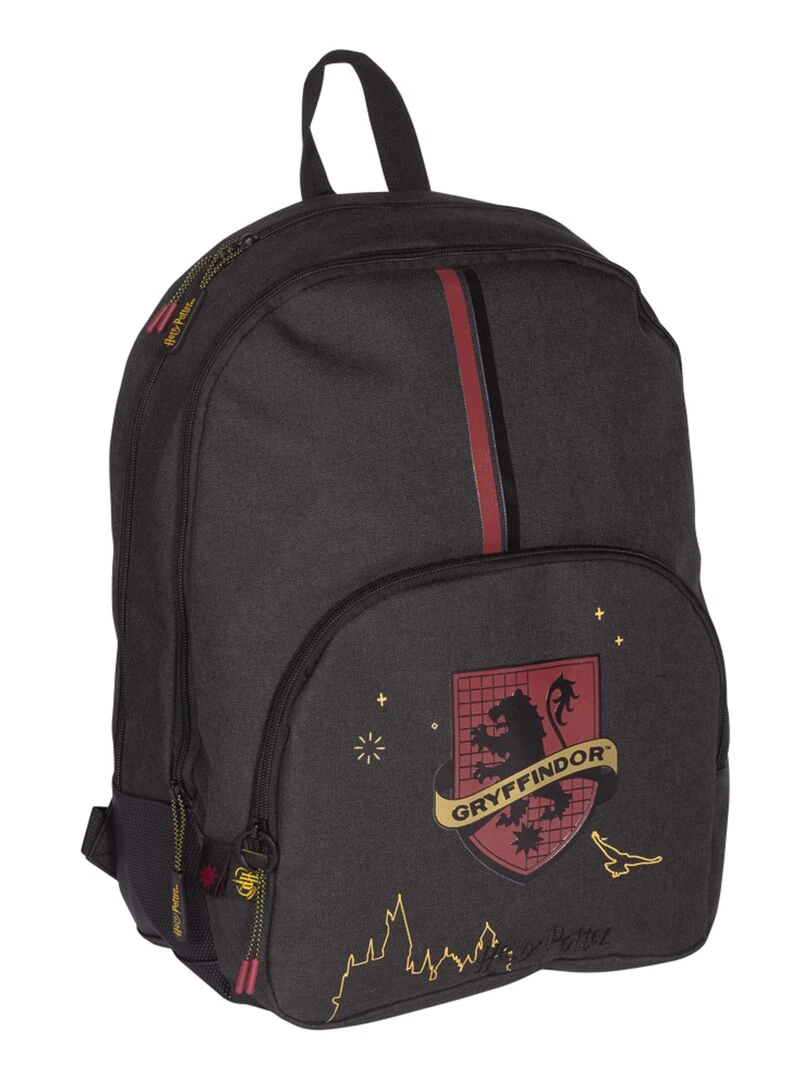 SAC A DOS 2 COMPARTIMENTS HARRY POTTER GRYFFONDOR Gris