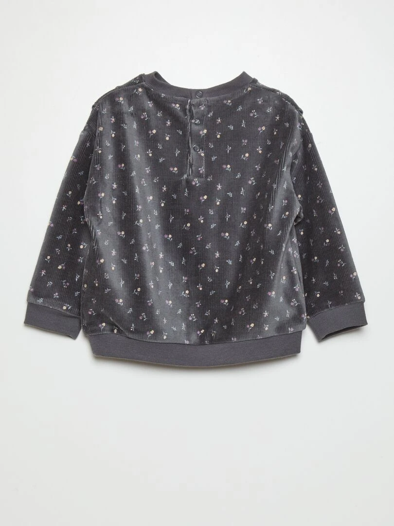 Ensemble de pyjama à motif   2 pièces   Noir