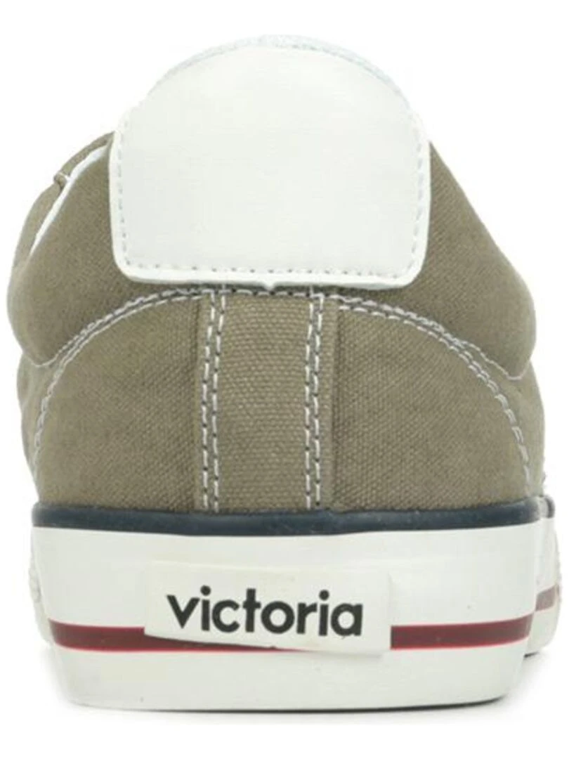 Baskets Victoria Tribu Lona Contrast   Marron