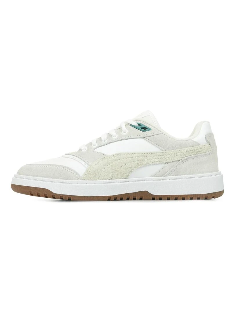 Baskets PUMA Doublecourt Prm   Blanc Beige Gris