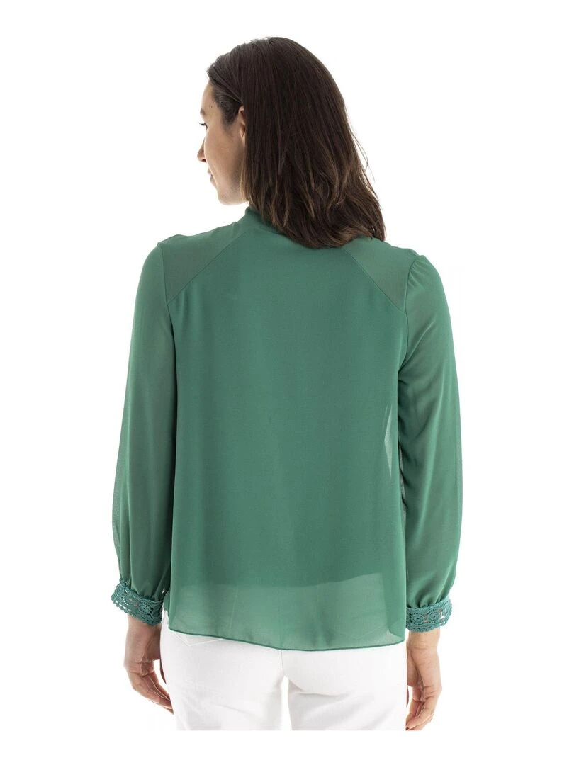 Chemisier lavalière CHEAR   Gérard Pasquier   Vert