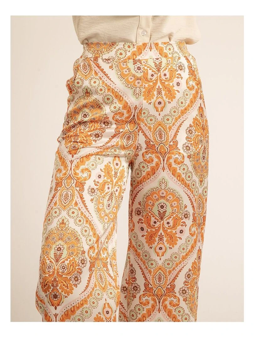 Pantalon motifs EDMA Orange