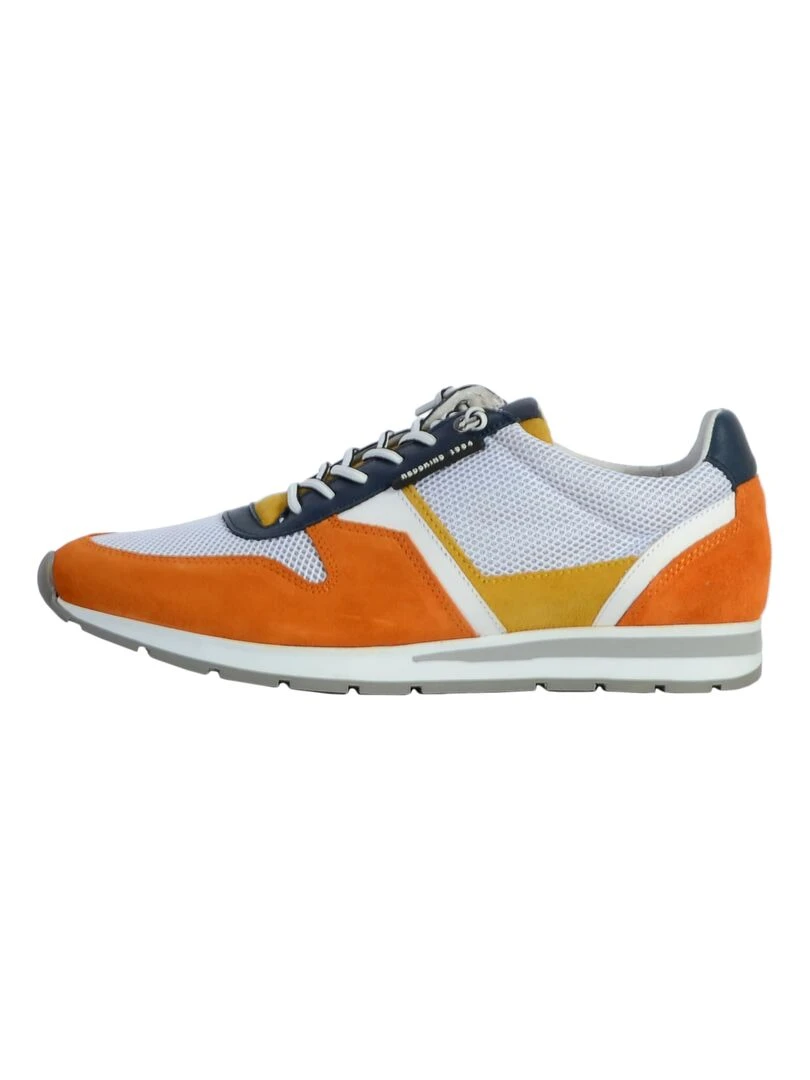Basket Cuir Redskins Smith Orange