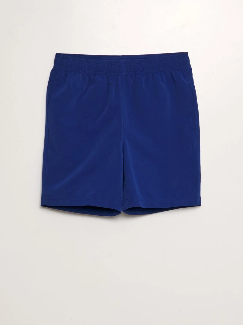 Short de foot Bleu