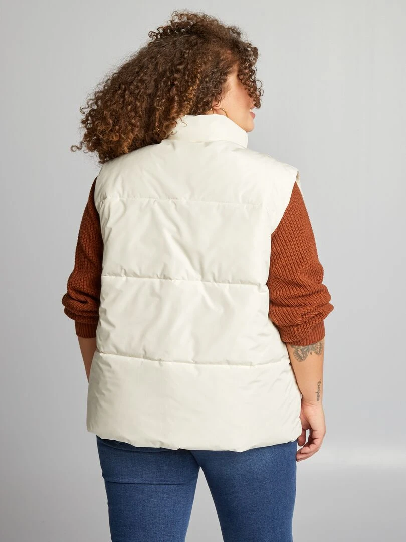 Doudoune sans manches   BEIGE