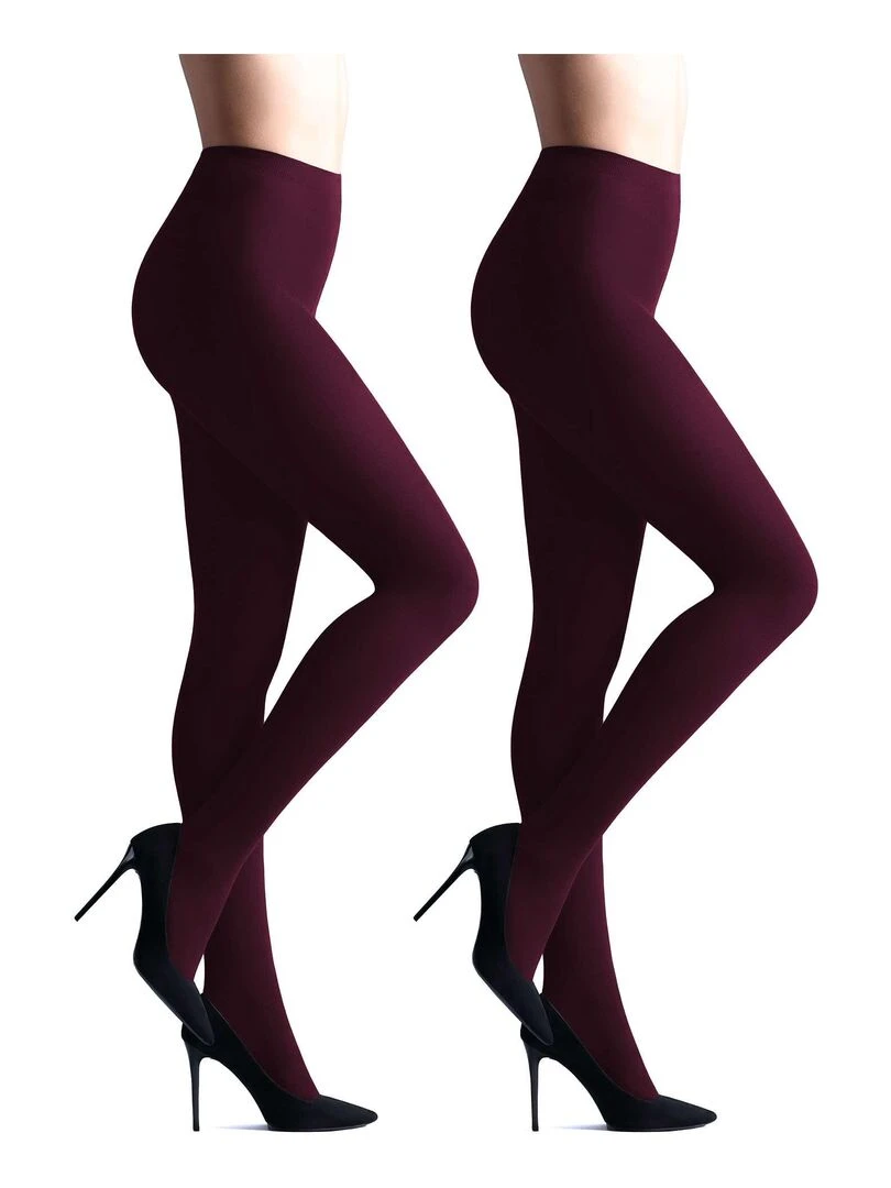 Giulia Samba 40den (Multipack) Opaque Collant Bordeaux XL Bordeaux