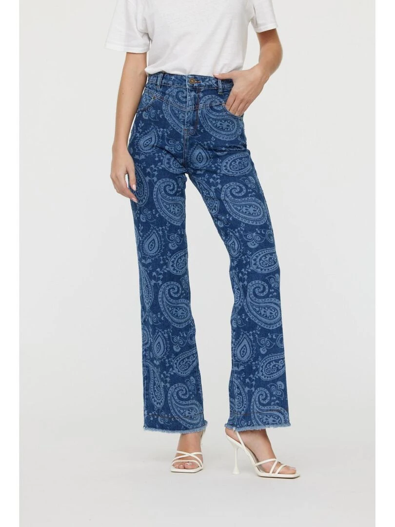 Lee Cooper Jean coton flair JILIANE Bleu