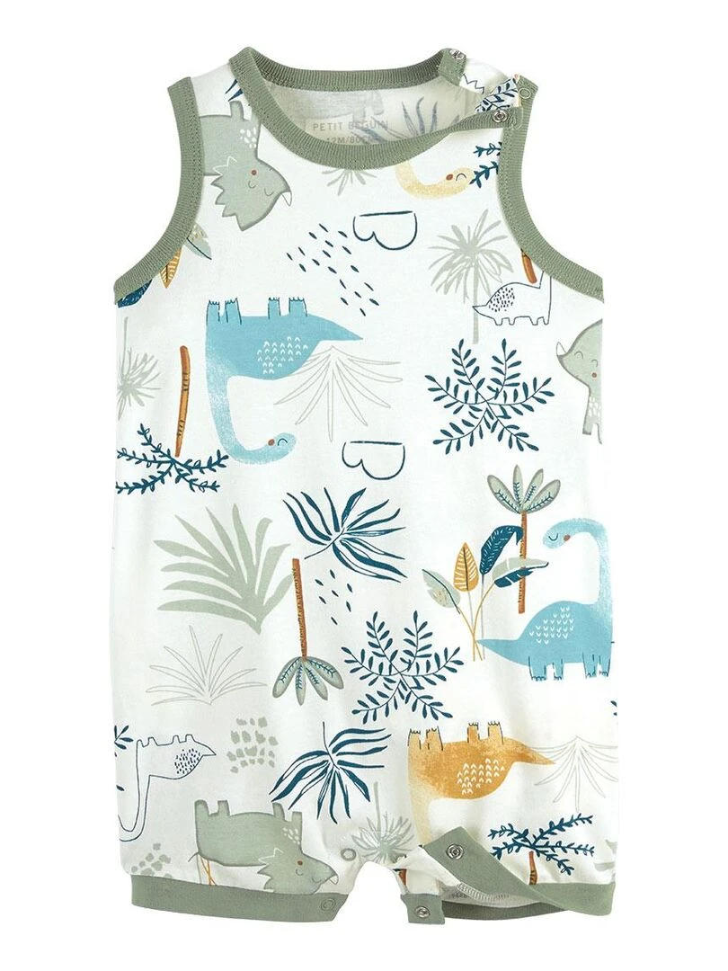 Barboteuse bébé Puka Puka   Kaki