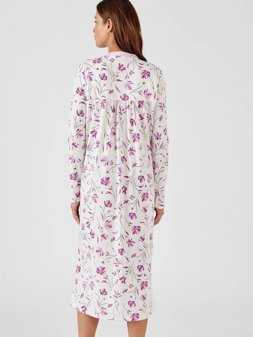 Chemise de nuit Thermolactyl avec chauffe épaules    Damart   Rose