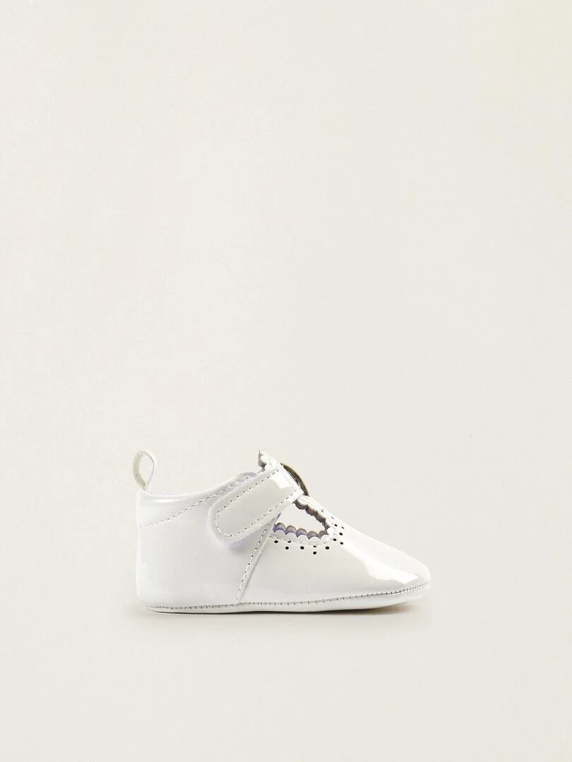Chaussures Classiques pour Nouveau Né ATLANTIC COMPANY Blanc
