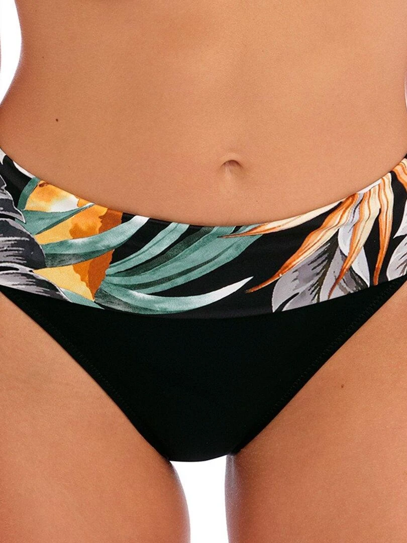 Culotte de bain ceinture ajustable Bamboo grove Noir