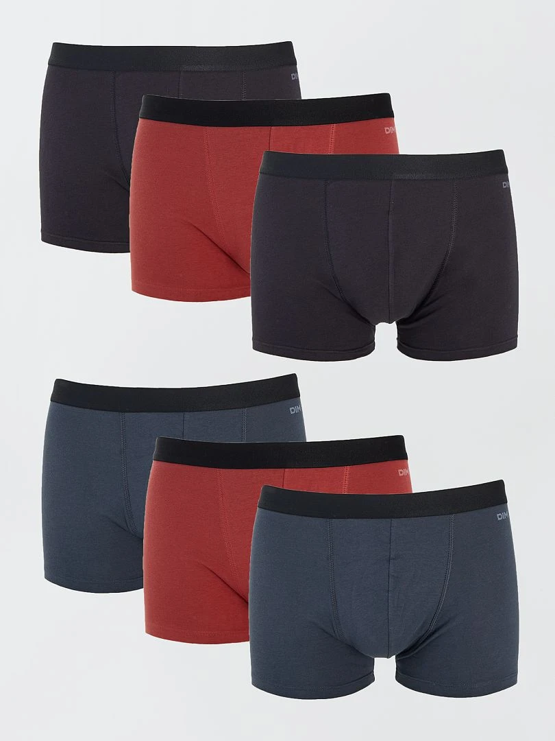 Lot de 6 boxers 'Dim' ECODIM PACK noir
