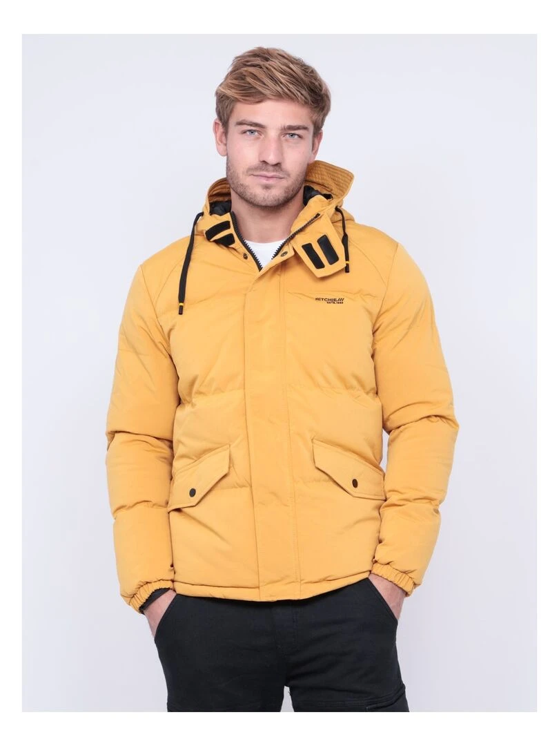 Parka capuche ZANDOVEN Jaune