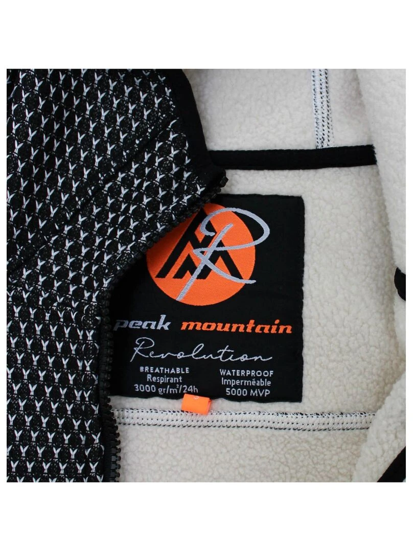 Blouson polaire homme CYRUS   PEAK MOUNTAIN   Noir Noir