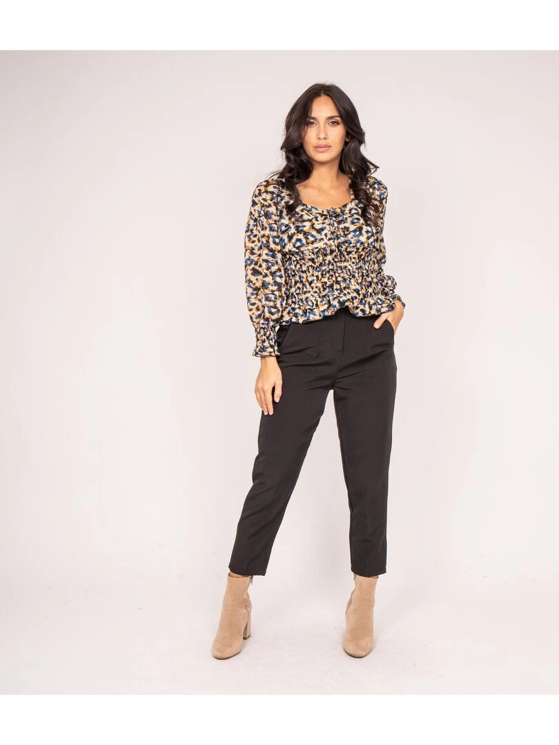 Blouse motifs FRONKA   Beige