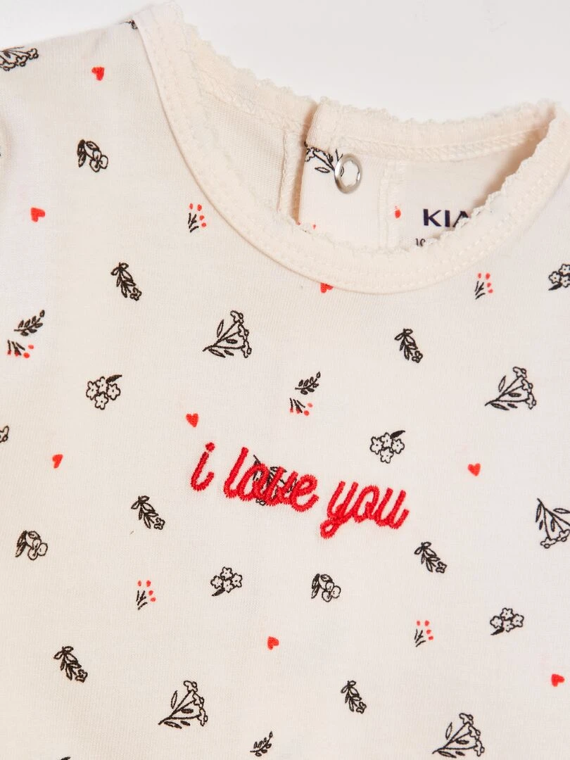 Pyjama dors bien en coton ROSE