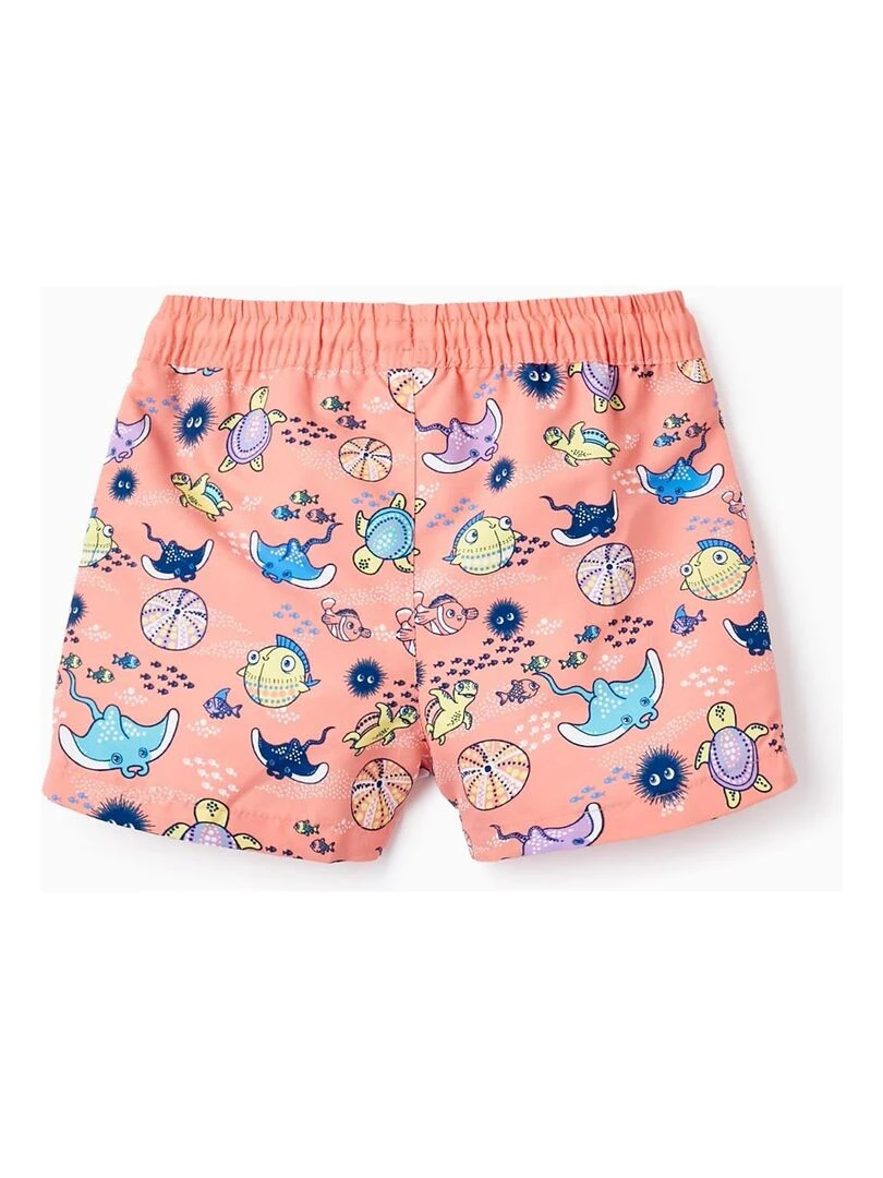Short de Bain pour Bébé Garçon 'Animaux Marins' AUSTRALIAN SURFING Rose