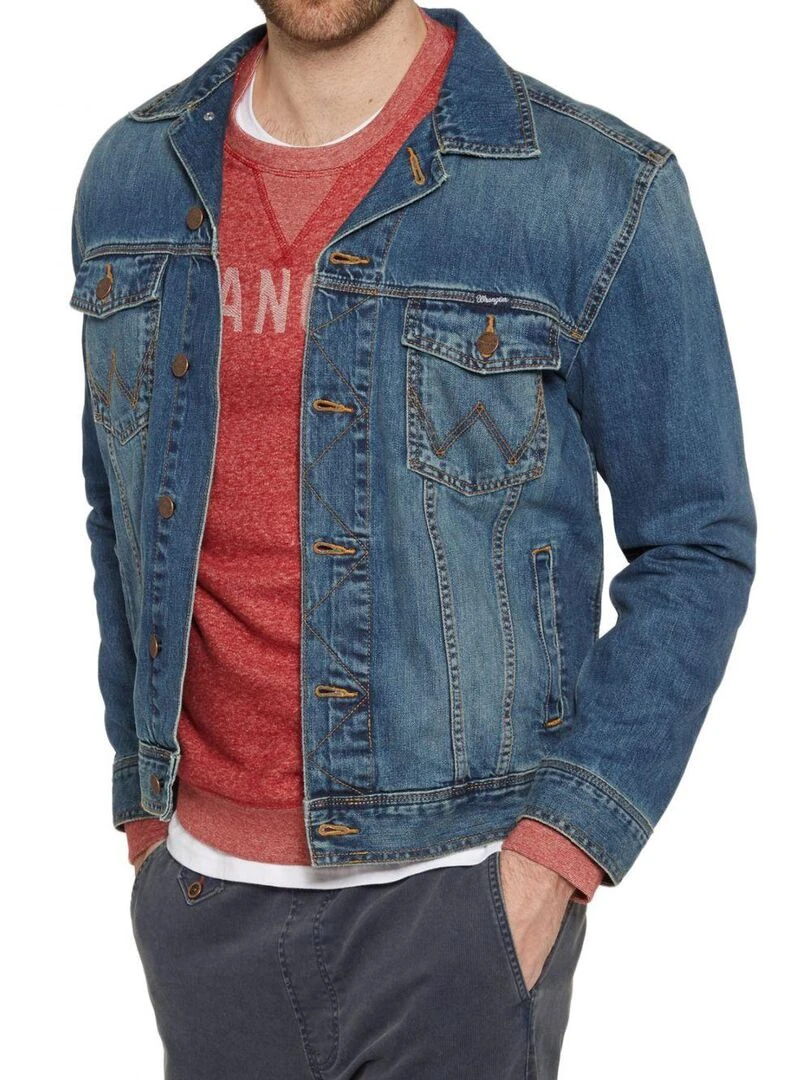 Blouson en jeans Wrangler Bleu