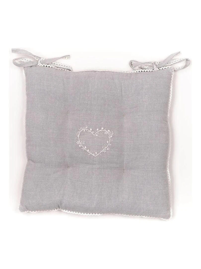 Assise matelassée 'CHARME' 'TODAY' Gris clair