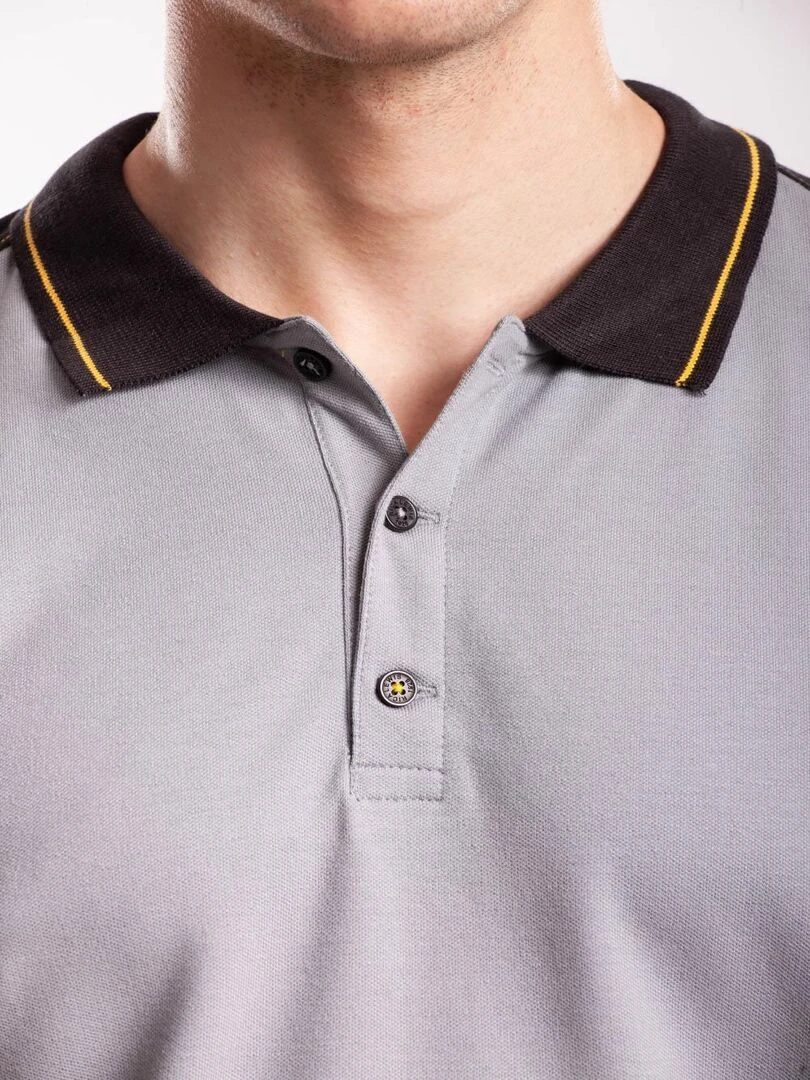 Polo stretch renforcé WORKPOL 'Rica Lewis'   Gris