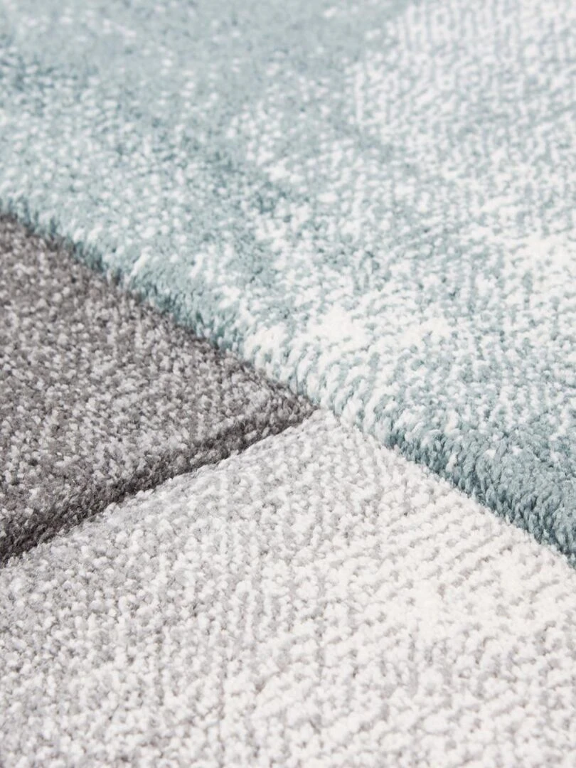 Tapis salon CARARELLI OEKO TEX®   Bleu