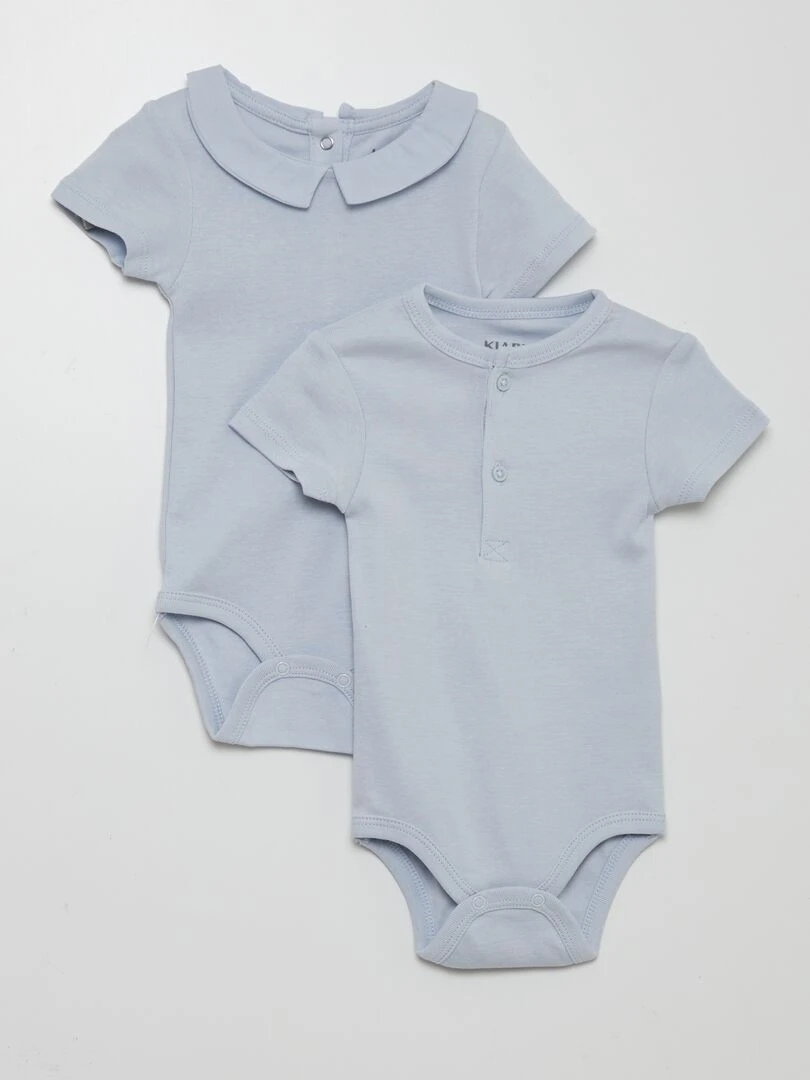 Lot de 2 bodies BLEU
