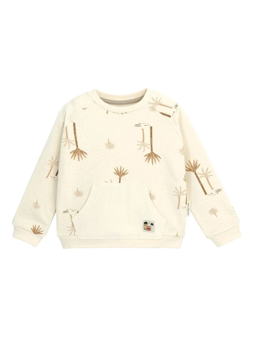 Sweat shirt garçon Nomad Ecru