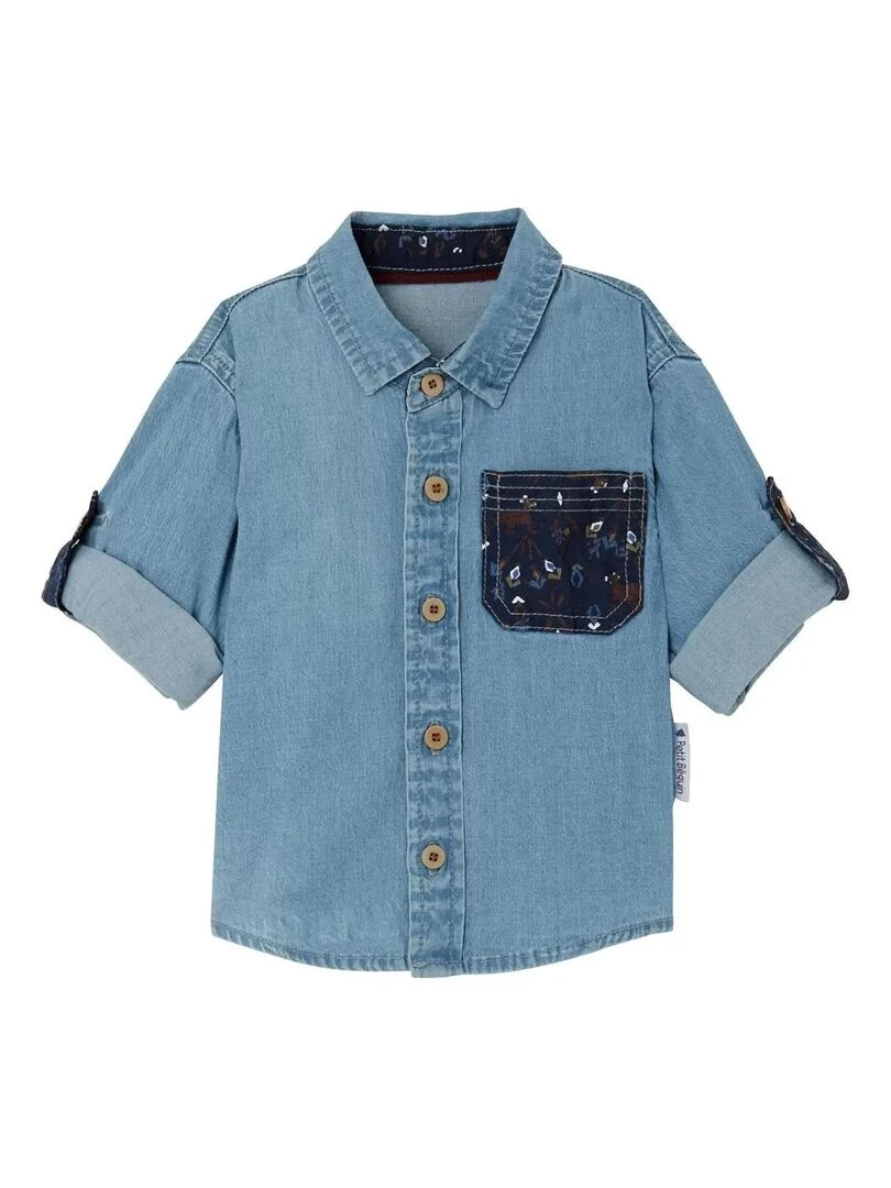 Chemise garçon Groovy   Bleu