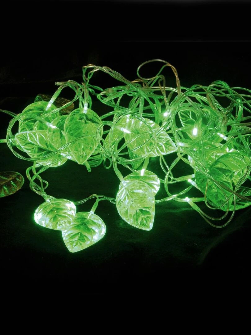 Guirlande Feuille verte Vert
