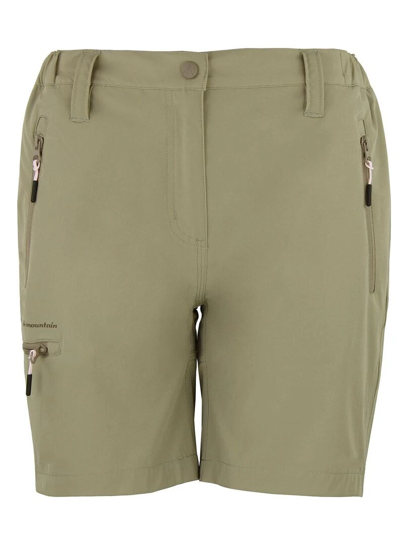 Short de randonnée femme ASSOR PEAK MOUNTAIN Beige
