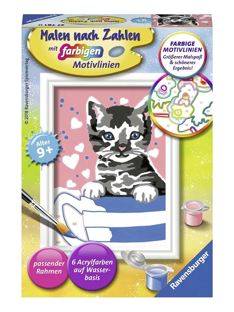 Peinture par numéro Chaton N/A