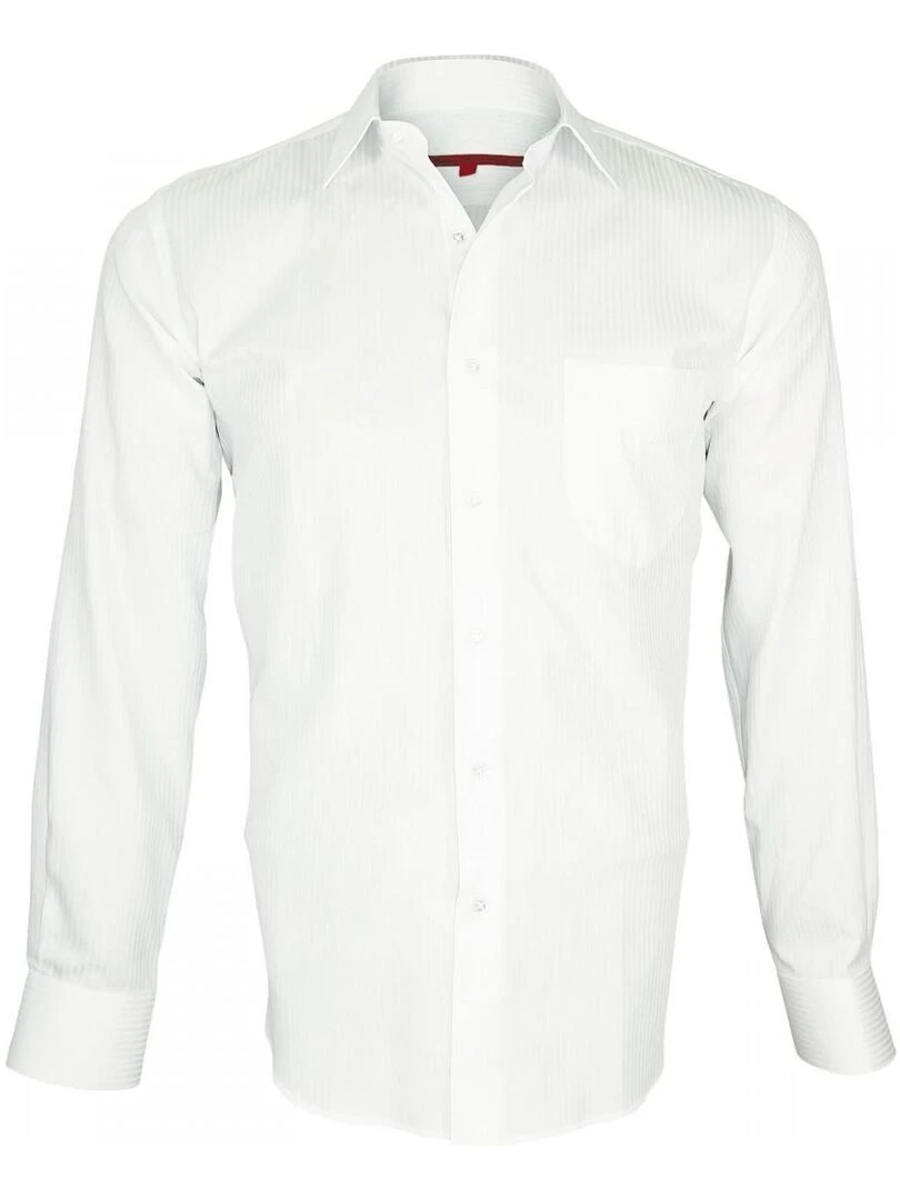 Chemise armurée double fil 120/2 BUSINESS Blanc