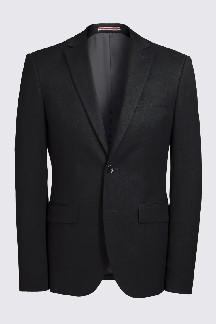 Tailored Fit Grey Stretch Jacket   Buy Online at Moss