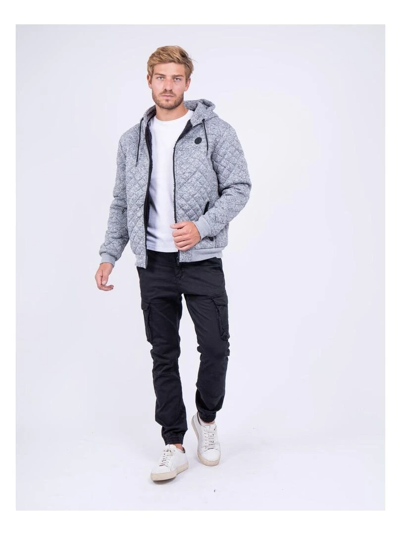 Blouson capuche ZOLANDO   Gris