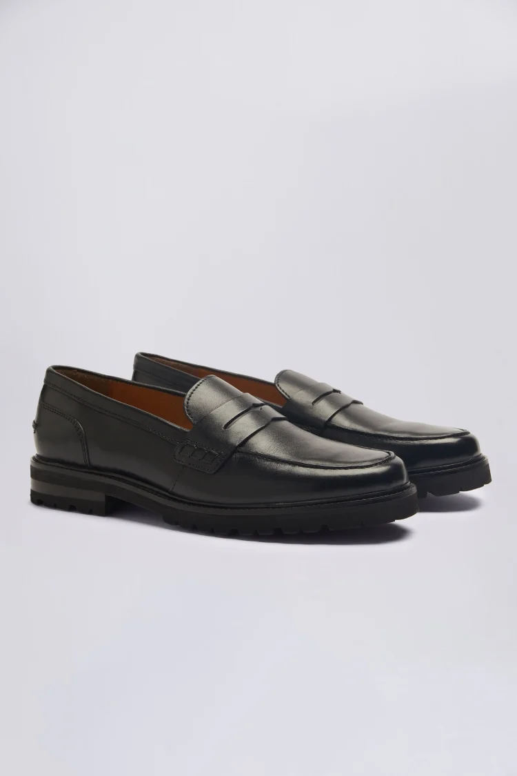Camden Black Chunky Loafers Buy Online at Moss