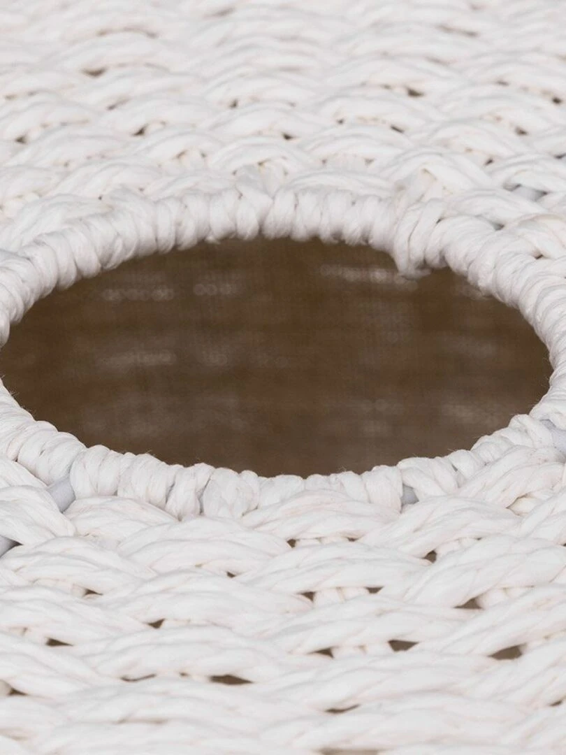 Panier à linge 40L rond Costa blanc   Blanc