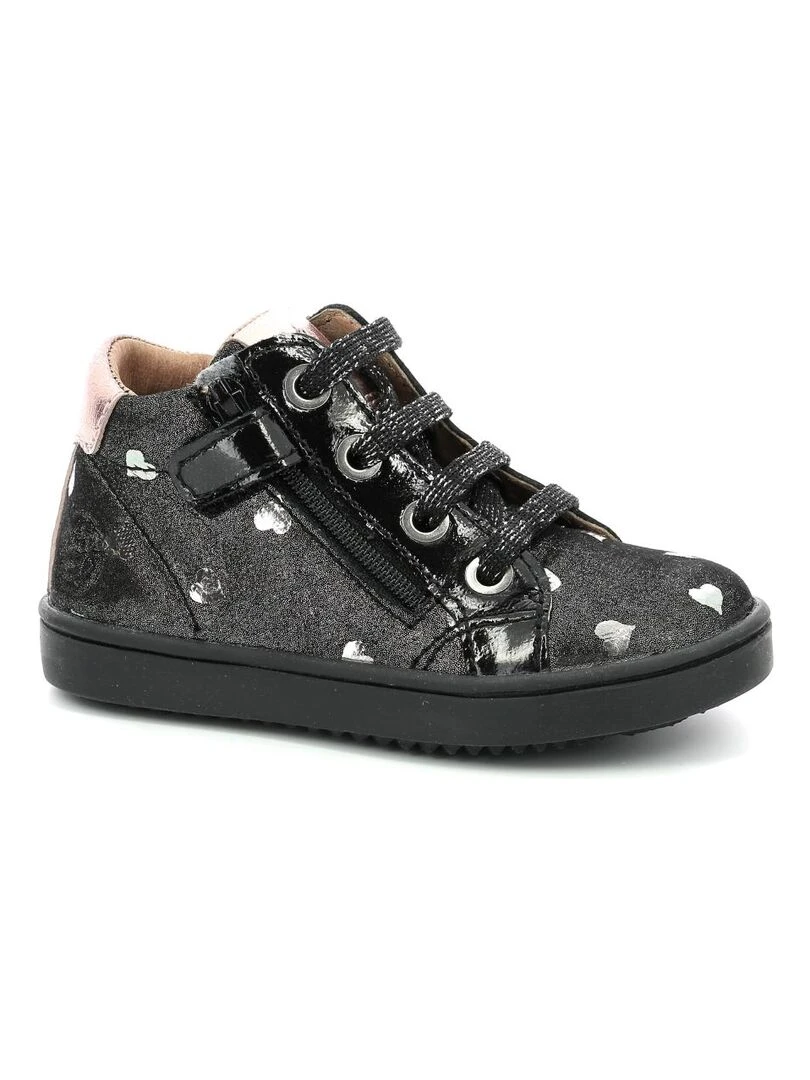 Sneakers hautes Cuir Wouhou Noir