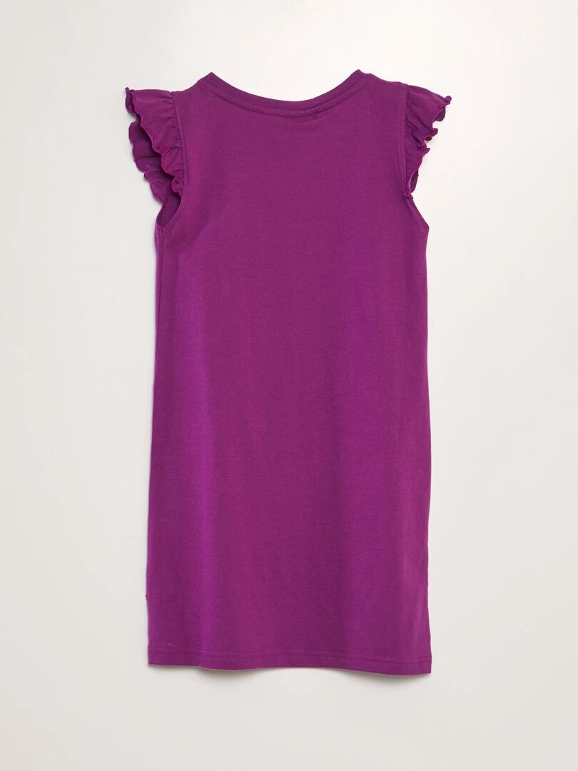 Chemise de nuit licorne   violet