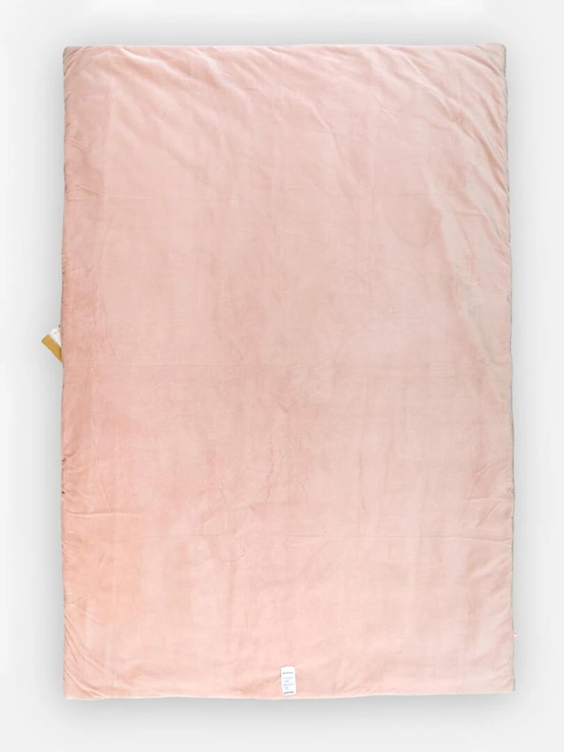 Couverture 100 x 140 cm L&J en Veloudoux Noukie's Rose