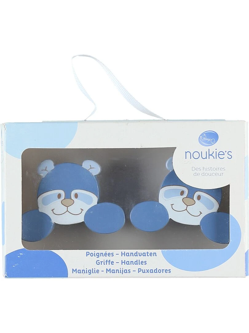 Poignees WILLIAM (set de 2) Bleu