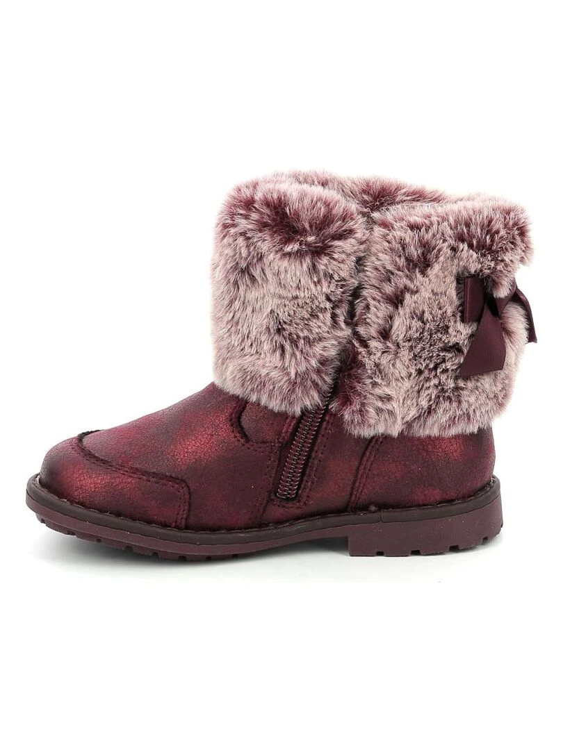 Boots Synthetique Stelie   Bordeaux