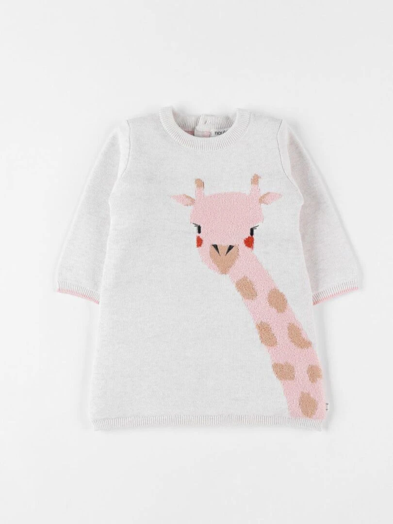 Robe girafe chiné/rose Noukie's Beige