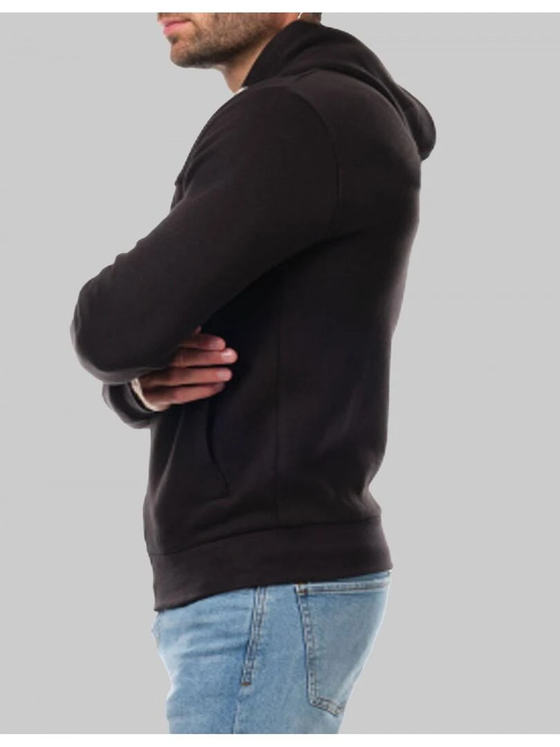 Sweat à capuche zippé Kebello Noir Noir